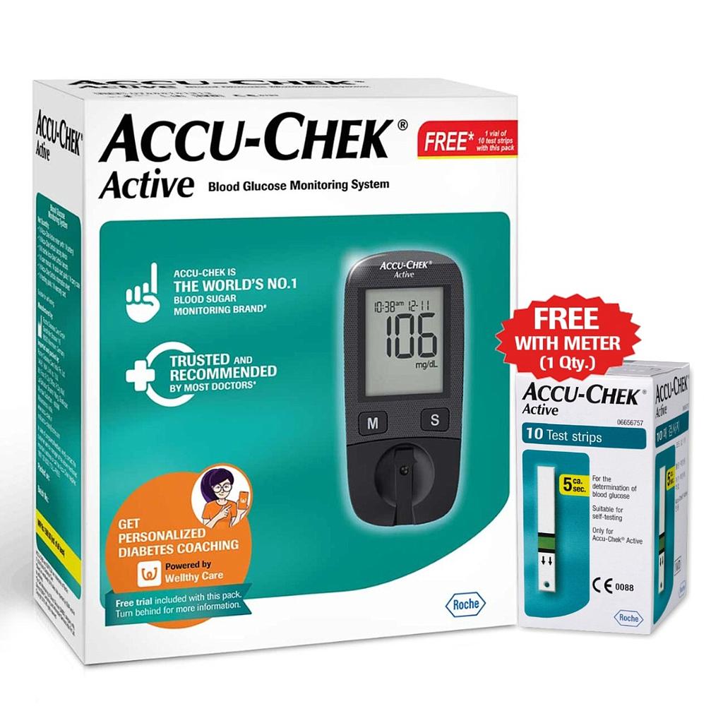 [ROCHE_AC_ACTIVE_METER] Accu-Chek Active Meter (10 strips free)